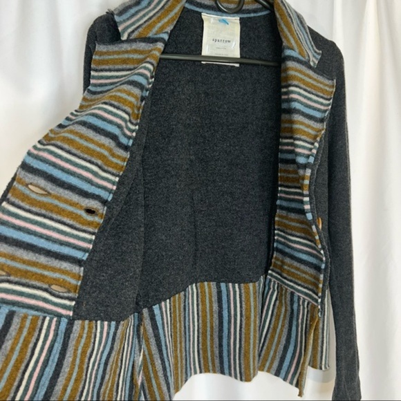 Sparrow wool coat 100% lambs wool size small - Picture 5 of 6